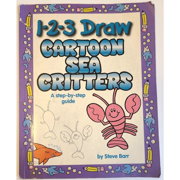 Lot of 5 Learn to Draw How to Draw Books Paperback Animals People Art Drawing - Picture 7 of 12